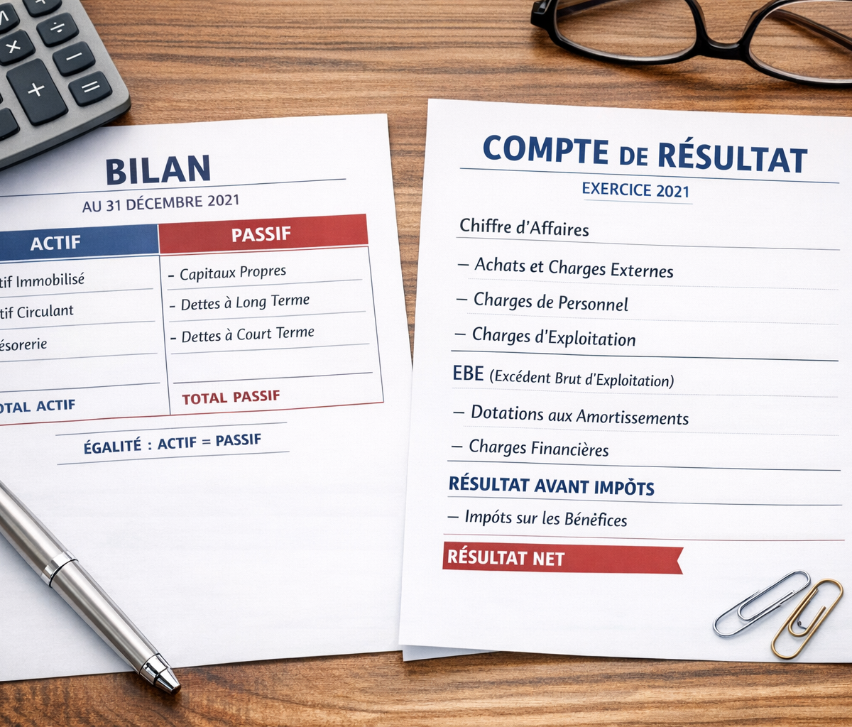Bilan comptable et compte de résultat